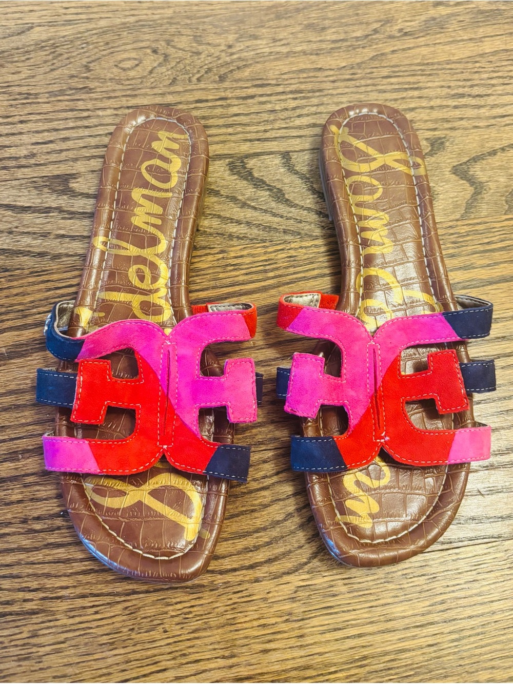 Sam Edelman Women’s Colorblock Bay Slide Sandals - 8